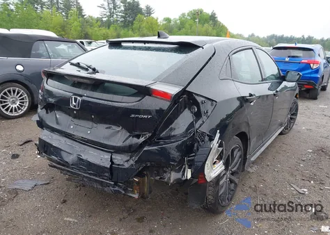 2020 Honda Civic Sport из США, поврежденный, VIN SHHFK7G41LU213520